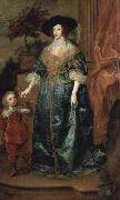 Henrietta Maria and the dwarf, Sir Jeffrey Hudson,